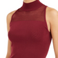 Bar III Women's Ottoman Mixed Stitch Sweater Tank Top Red Size XX-Small