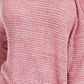 Freshman Juniors' Waffle-Knit Cold-Shoulder Top Red Size Large
