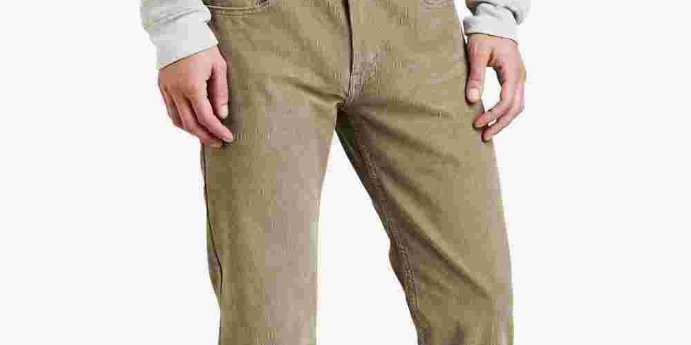 Levi's Men's 502 Taper Corduroy Pants Brown Size 32X30