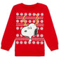 Peanuts Little Boys Snoopy Reindeer Holiday Sweatshirt Red Size 6