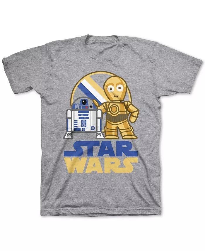 Star Wars Little Boy's Buddies T-Shirt Gray Size 4