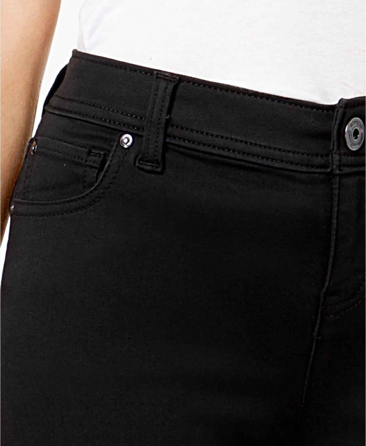INC International Concepts Women's Incfinity Skinny Jeans Black Size 0 Petite