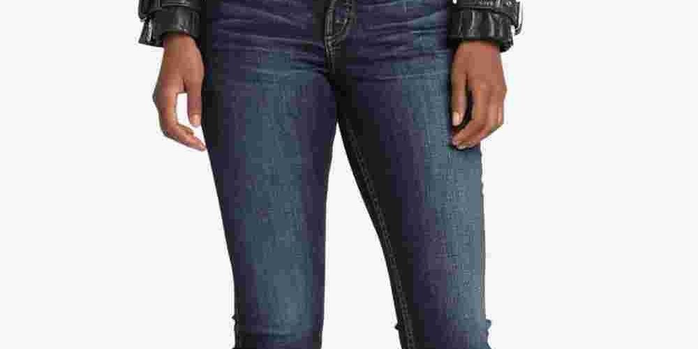 Silver Jeans Co Women's Suki Curvy Fit Skinny Jeans Blue Size 28x29