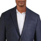 Ralph Lauren Men's Wool Blend Window Pane Two-Button Blazer Navy Size 40