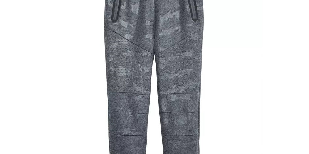 Big Boys First Team Knit Joggers Gray Size Medium