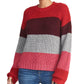 Rachel Roy Women's Colorblocked Sweater Pink Size Medium