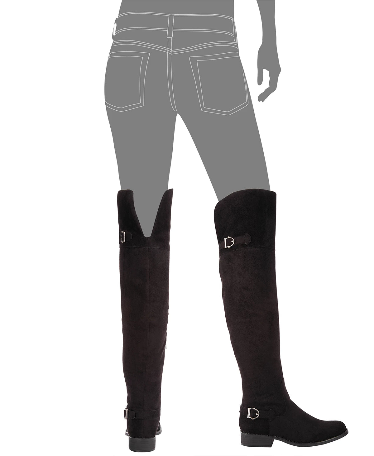 American Rag Women's Adarra Over-The-Knee Boots Black Size 6.5 M