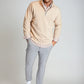 Voey Quarter Zip Sweatshirt - Camel