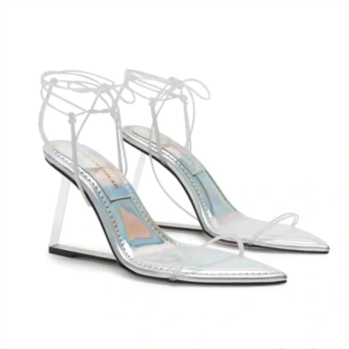 Good American - Women's Cinder-f*cking Rella Wedge Sandal Shoes