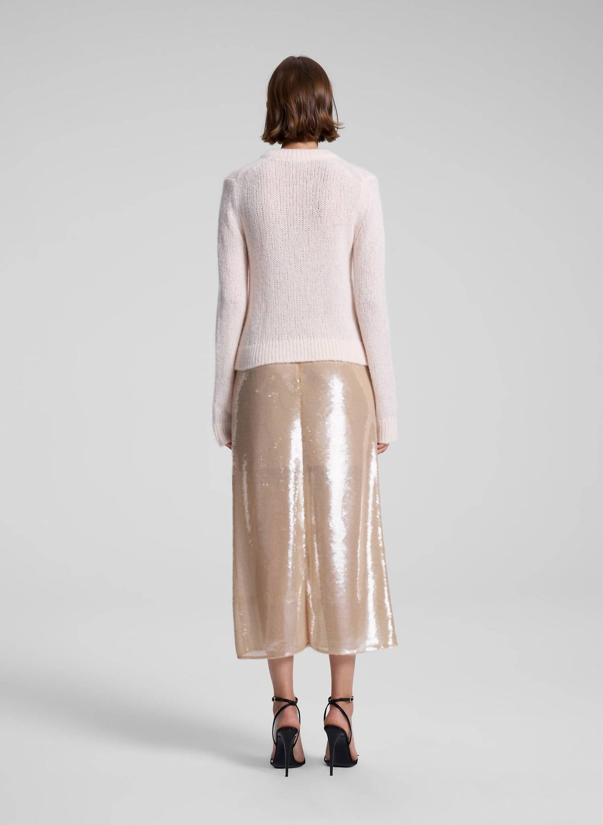 A.L.C. - Bowie Sheer Alpaca Crewneck Sweater