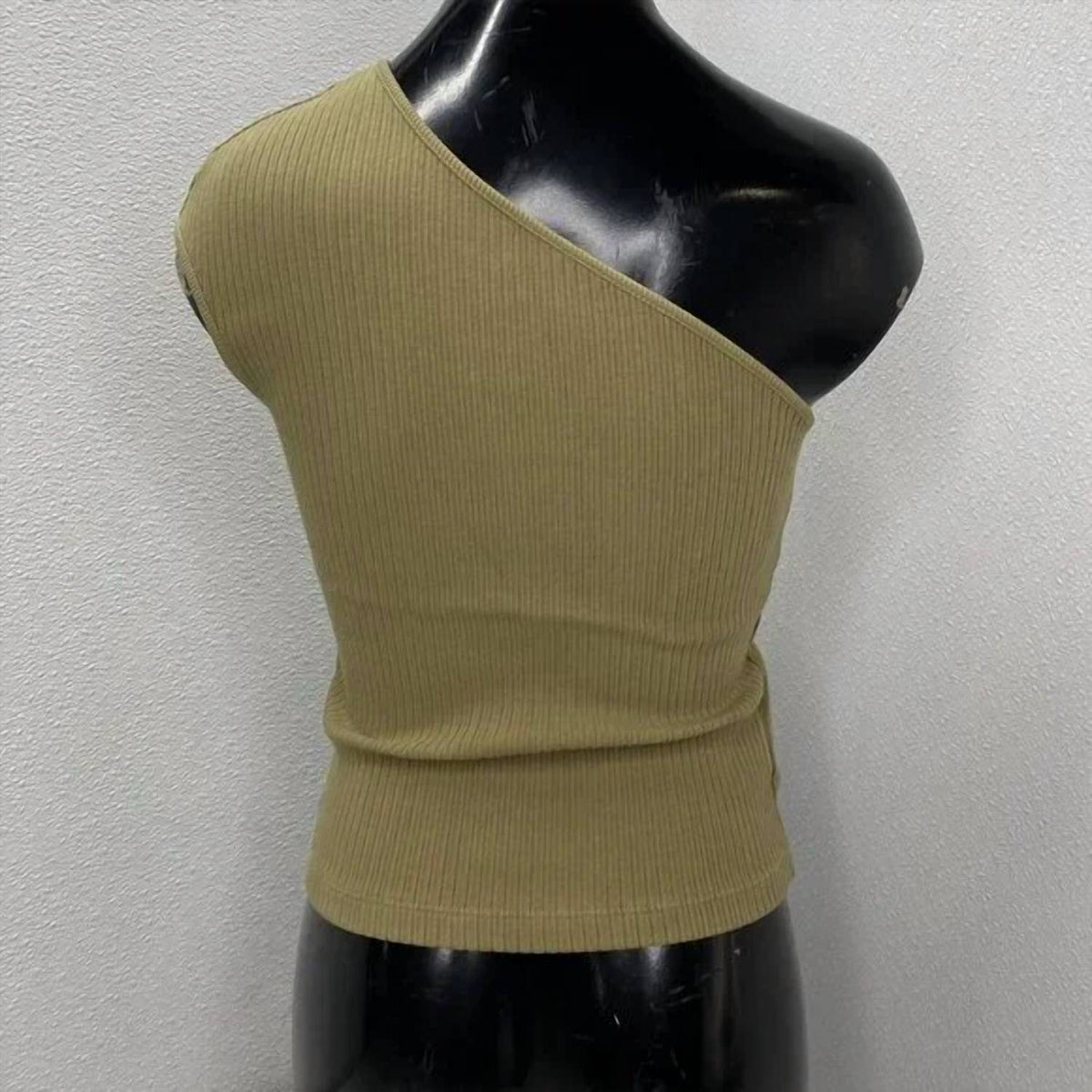 Agolde - Nessa Ribbed One-shoulder Tank Top