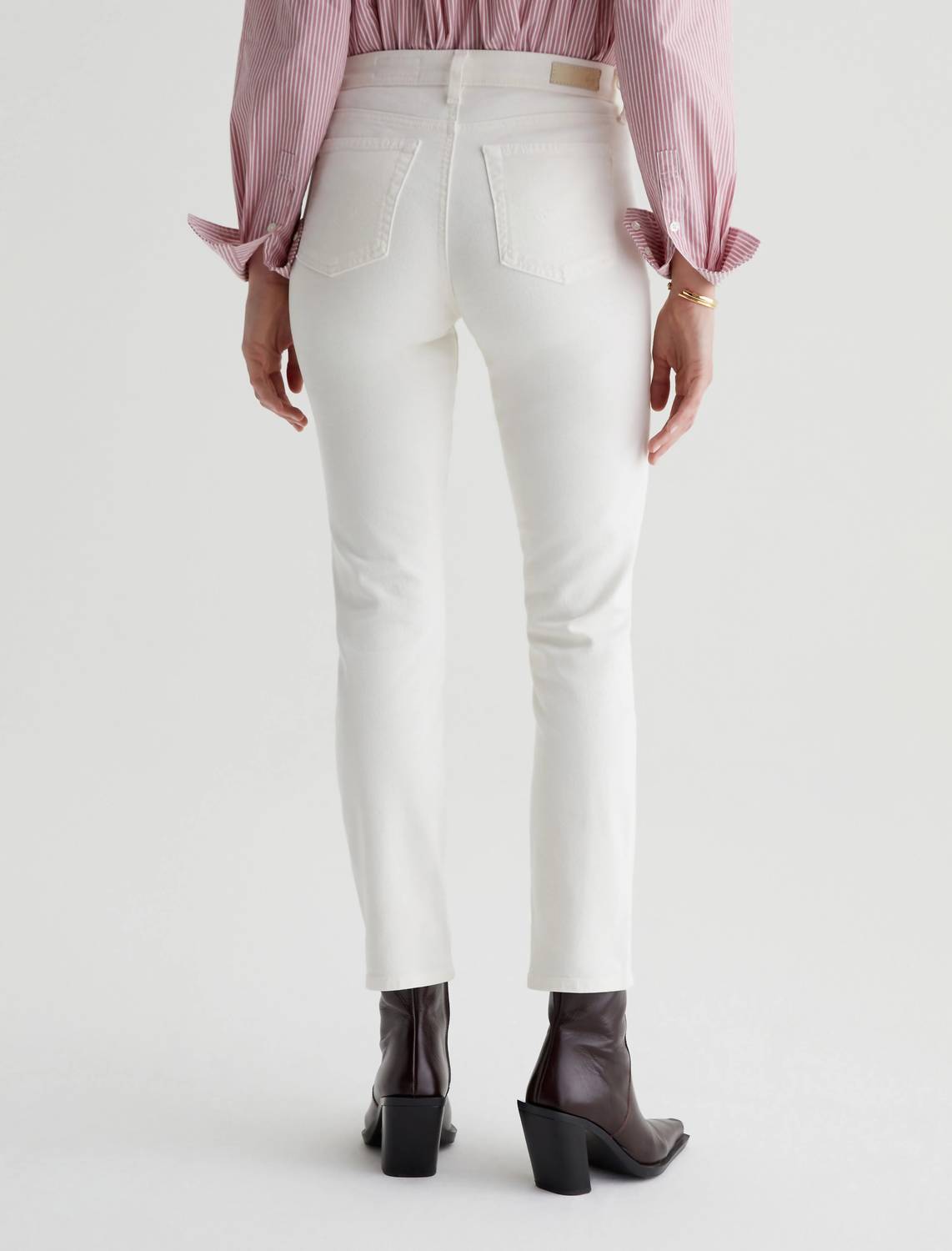 Ag Jeans - Mari Crop High-rise Slim Straight Jeans
