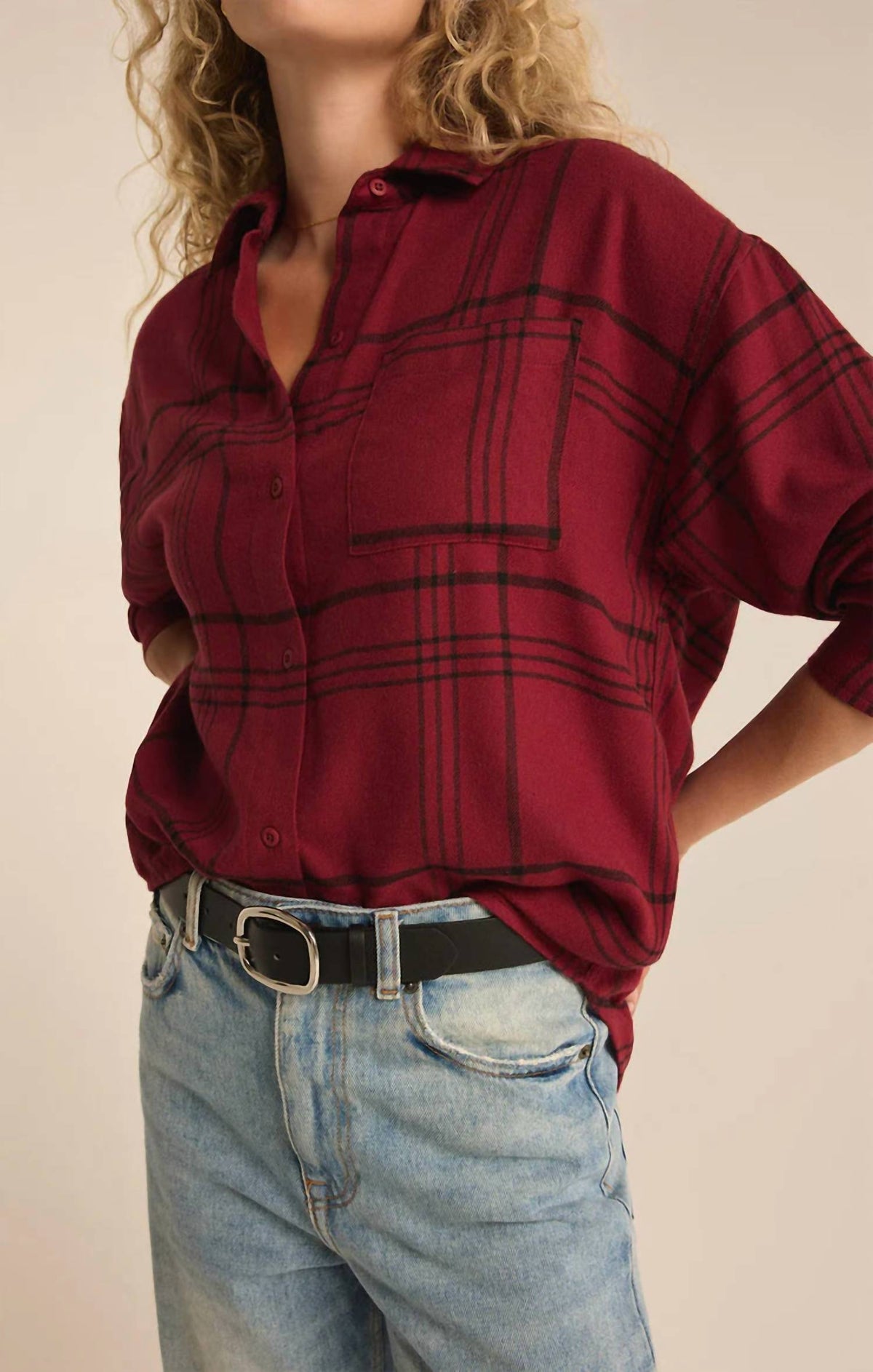 Z Supply - River Plaid Button Up Shirt