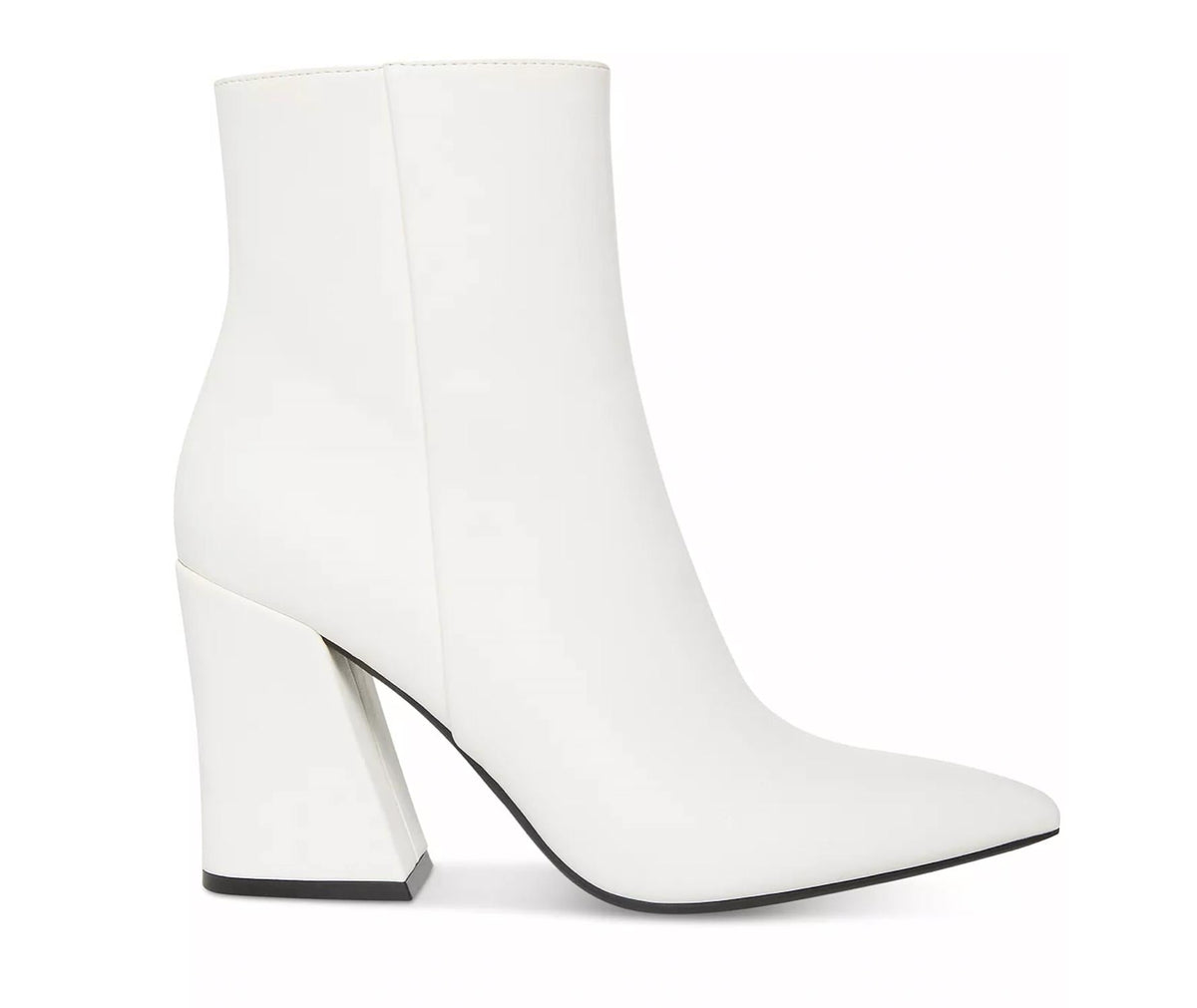 Steve Madden - Women's Pointed Toe Flared Heel Bootie