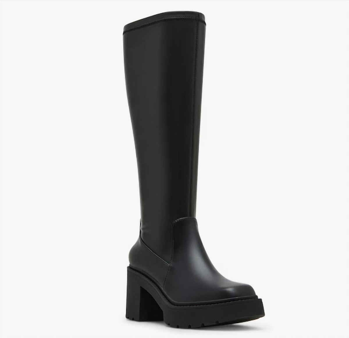 Steve Madden - Women's Knee High Platform Block Heel Bootie