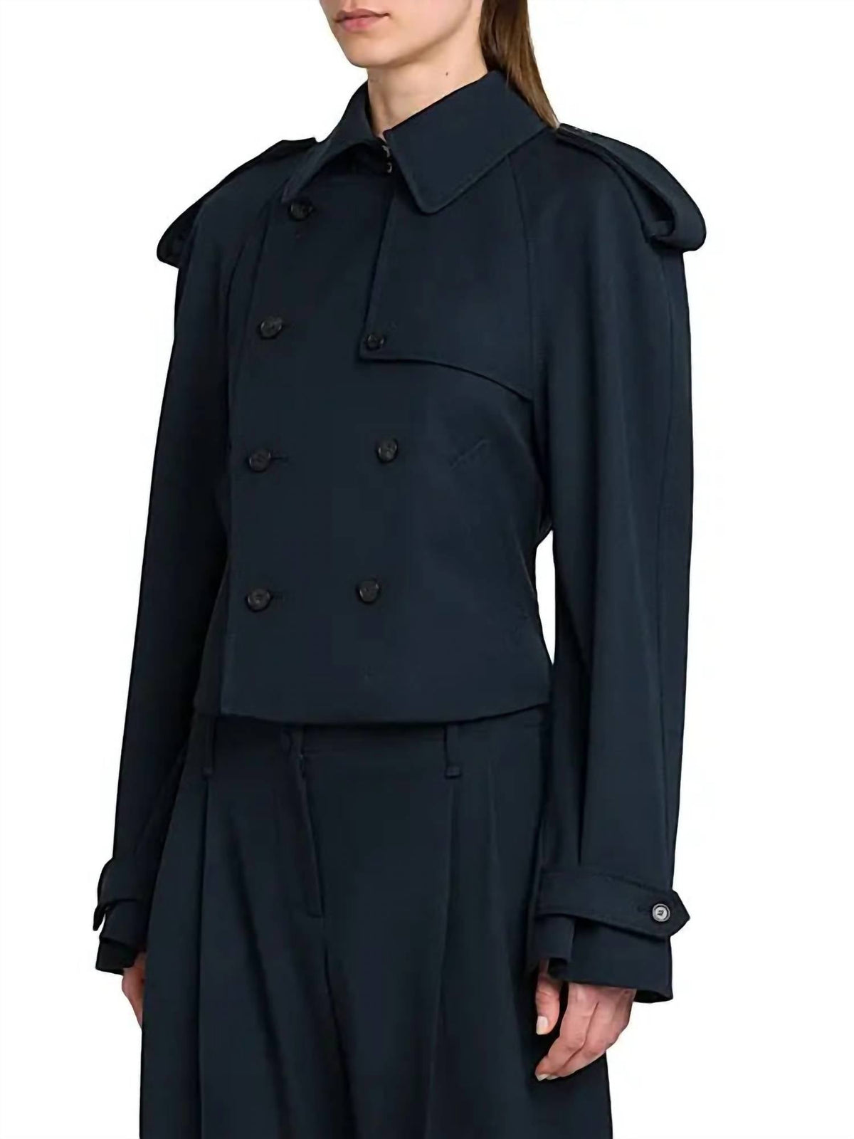 Alexander Mcqueen - Calvary Wool Twill Trench Jacket
