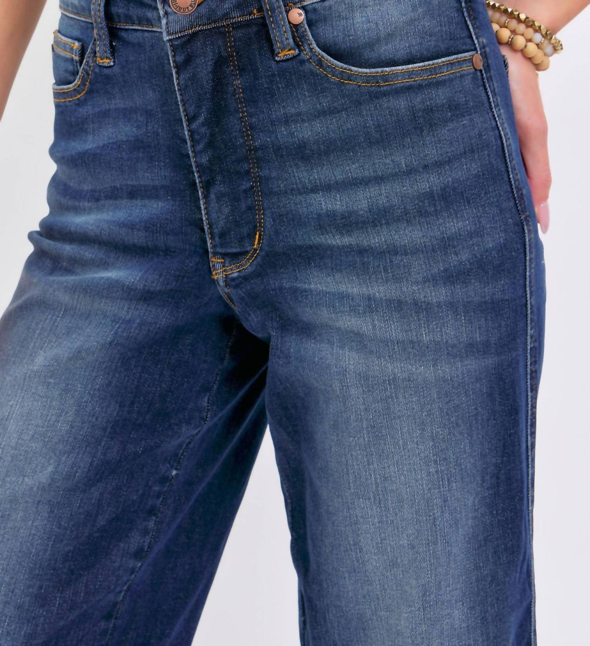 Judy Blue - Harper Cropped Wide Leg Jean
