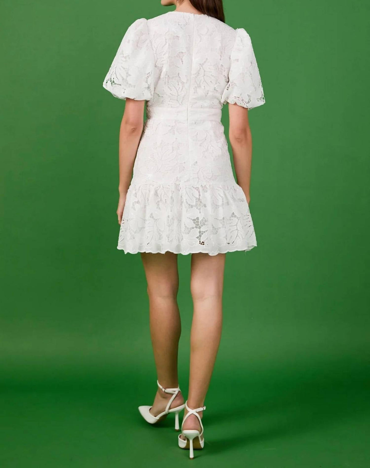 Endless Rose - Sequins Lace Mini Dress