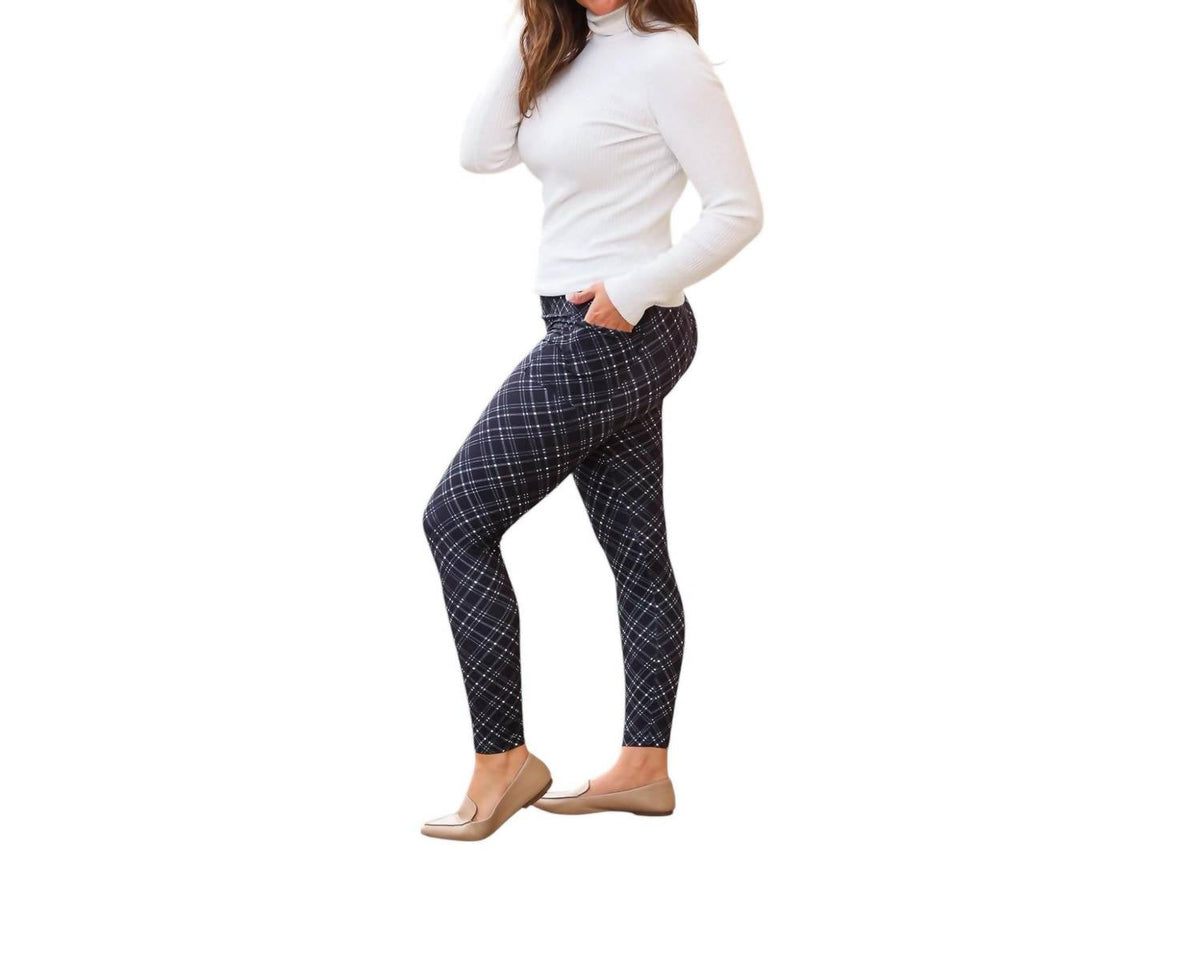 Julia Rose - Jillian Plaid Leggings