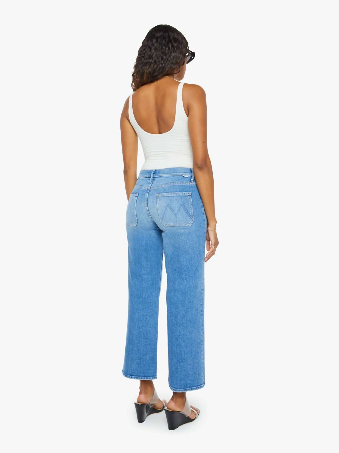 Mother - Patch Pocket Mid Rise Maven Ankle Jean