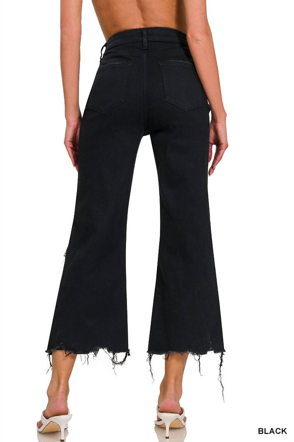 Zenana - High Waist Flare Jeans