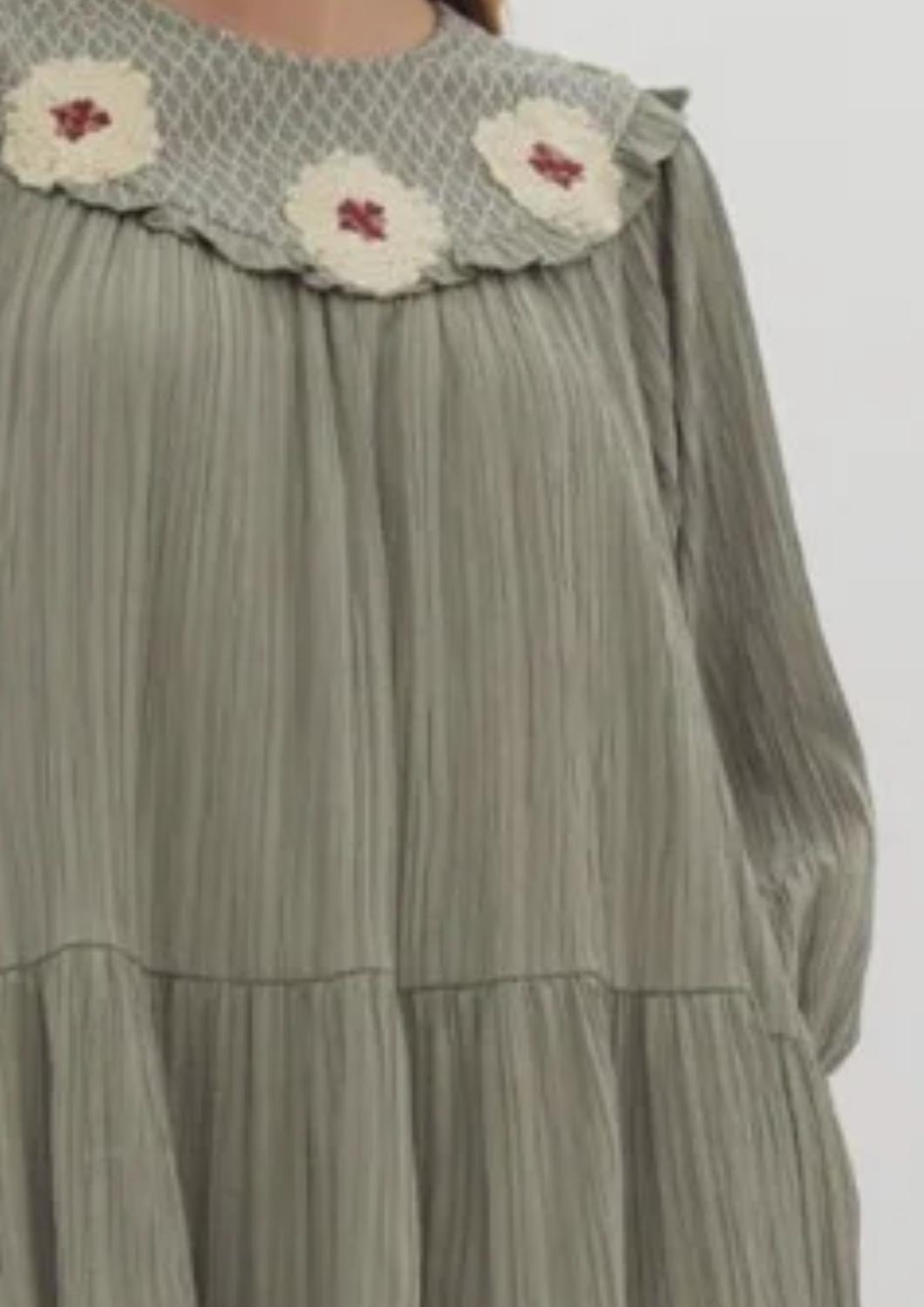 Entro - Button Detail Dress
