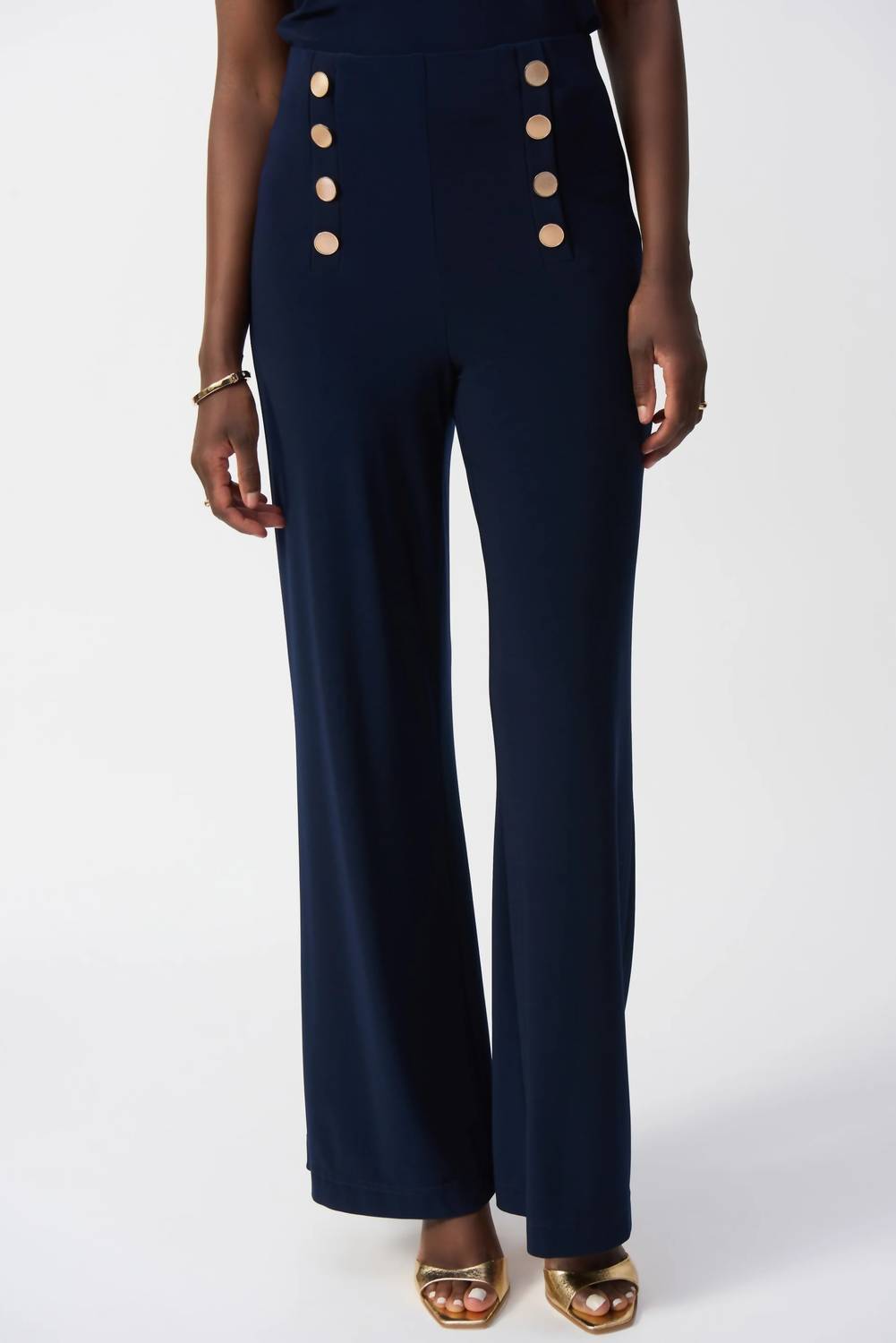 Joseph Ribkoff - Pull On Wide Leg Sailor Pants