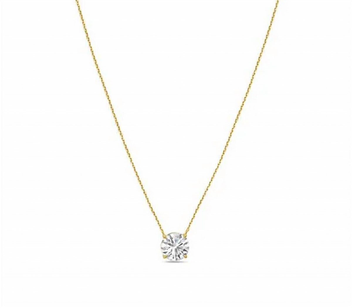 Diana M Jewels - 5.00 Cts Lab Grown Diamond Solitaire Pendant Necklace