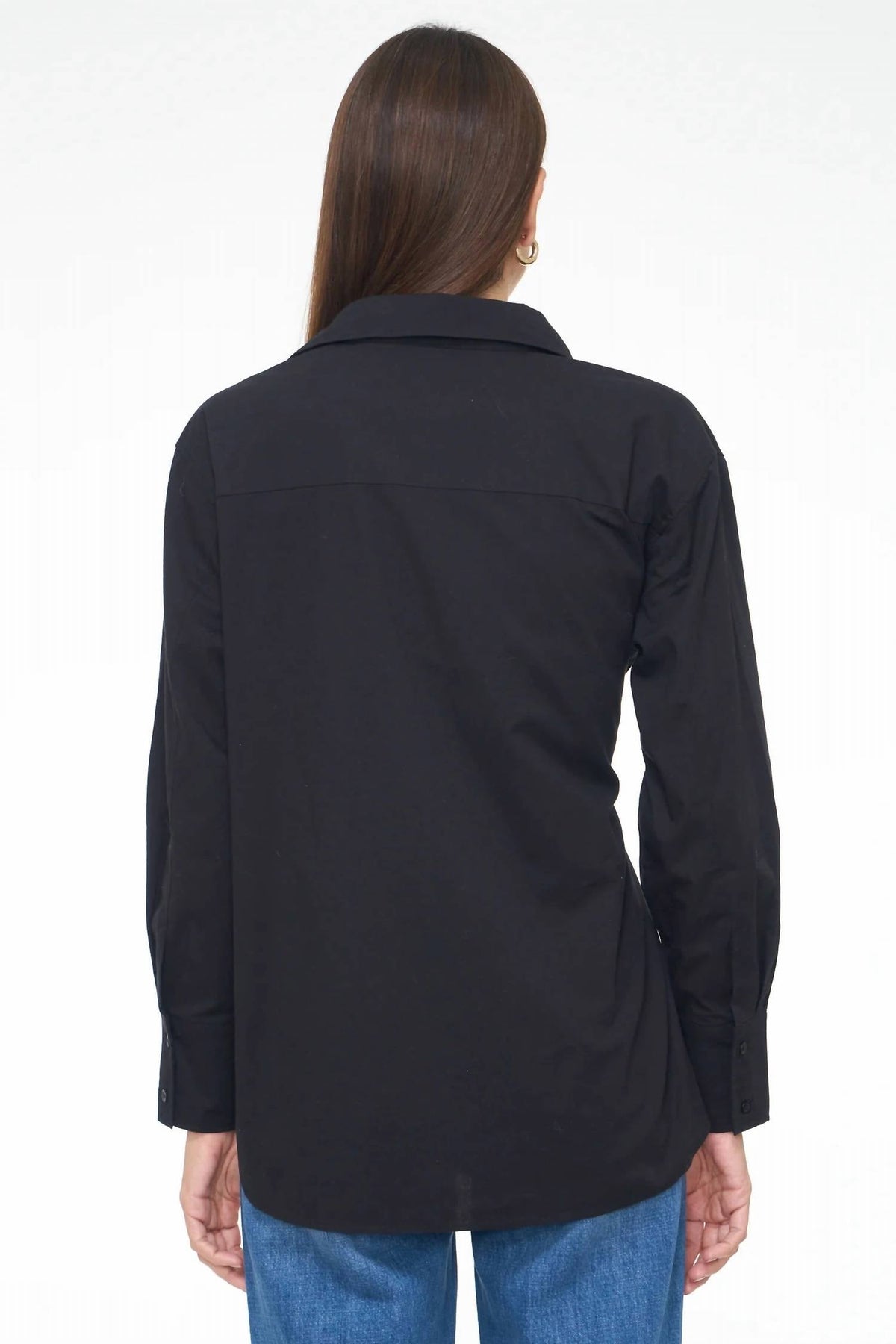 Pistola - Kaci Long Sleeve Crossover Button Down Shirt