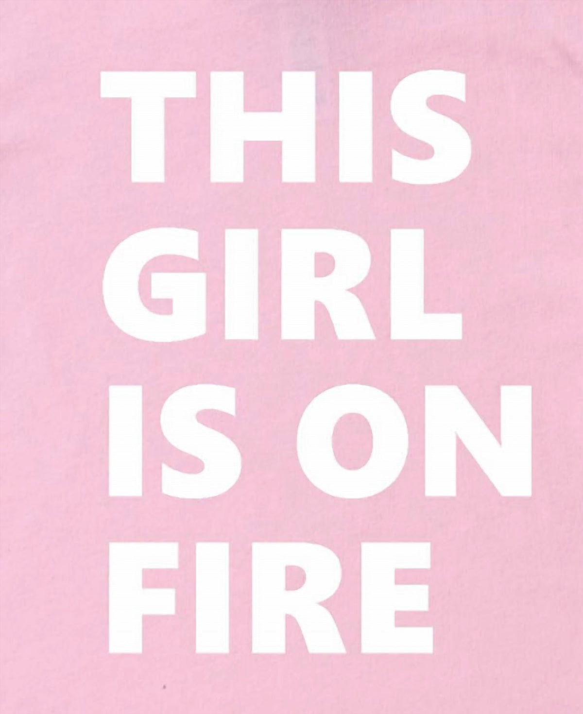 Bella + Canvas - Girl's This Girl Is On Fire Summer Tee