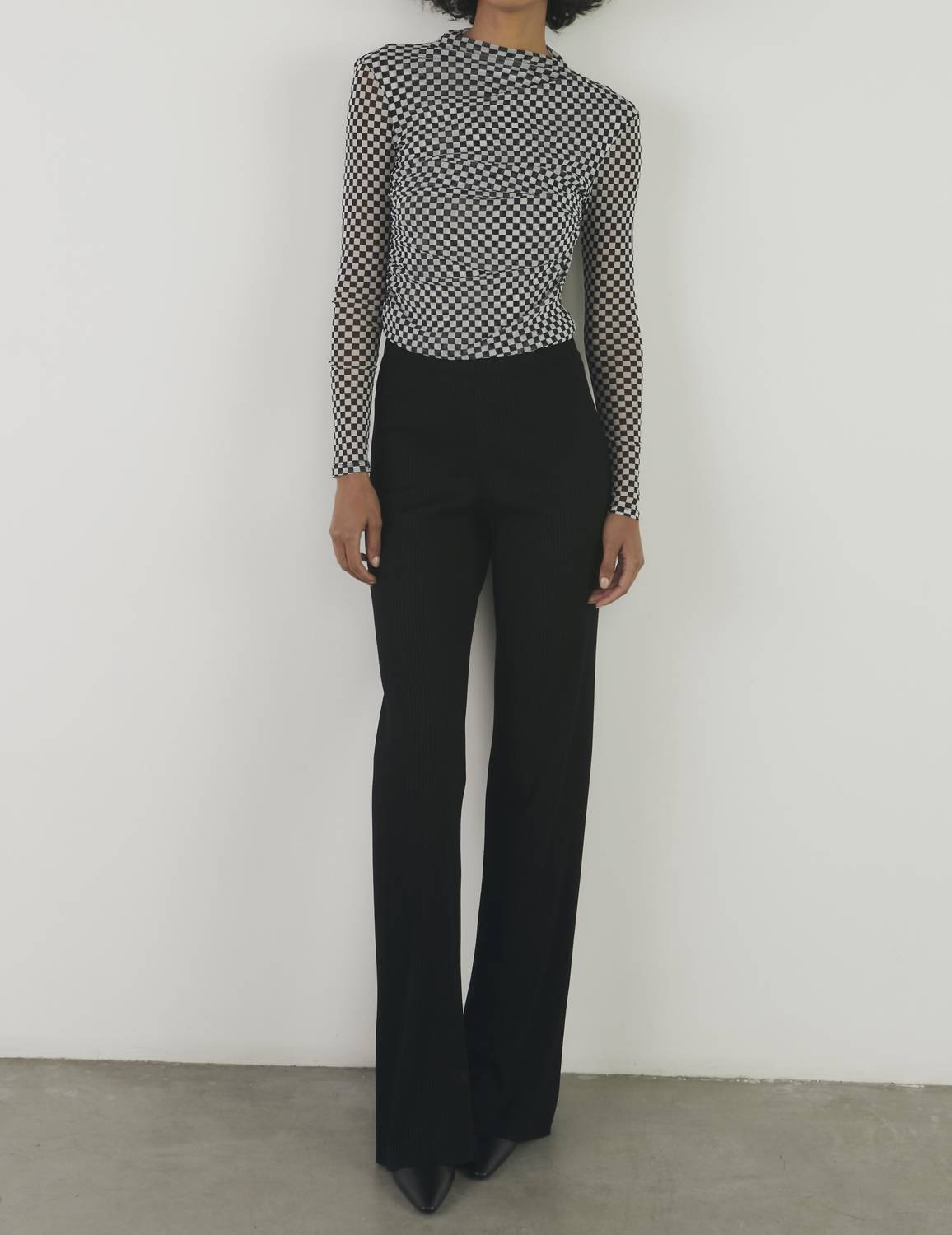 Enza Costa - MESH L/S TWIST TOP