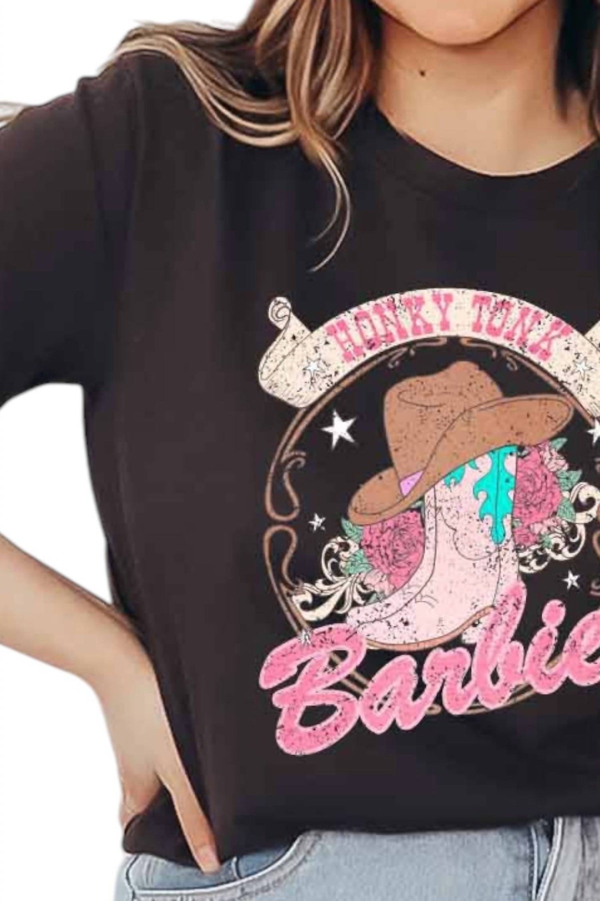 Amerikan Basics - Western Barbie Graphic Tee
