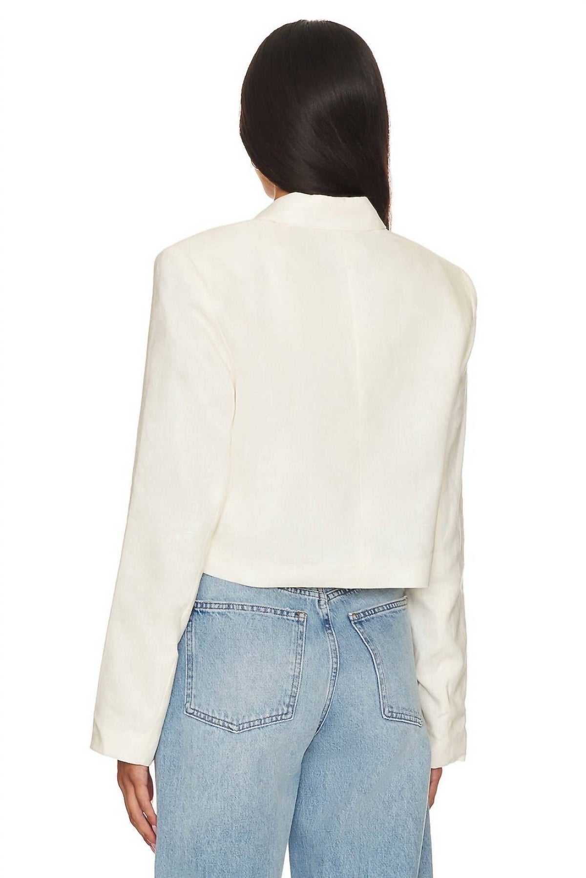 Steve Madden - CROPPED LINEN BLAZER
