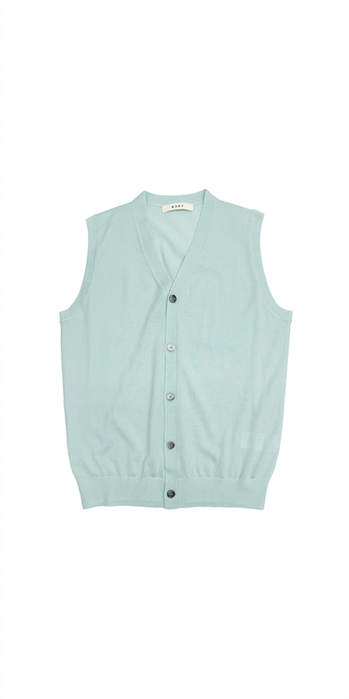 6397 - Wool Cashmere Button Vest