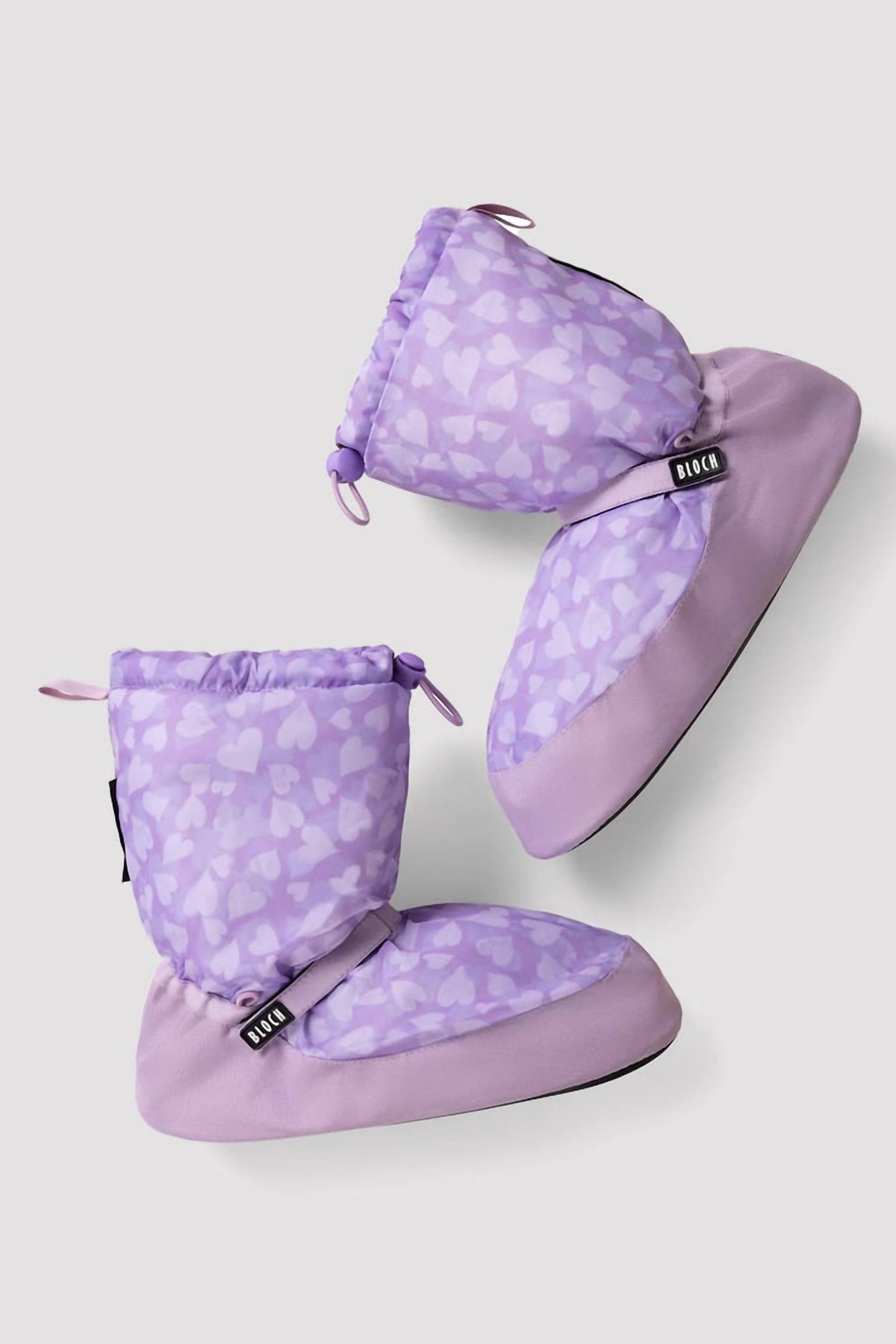 Bloch - Childrens Confetti Hearts Print Warm Up Booties
