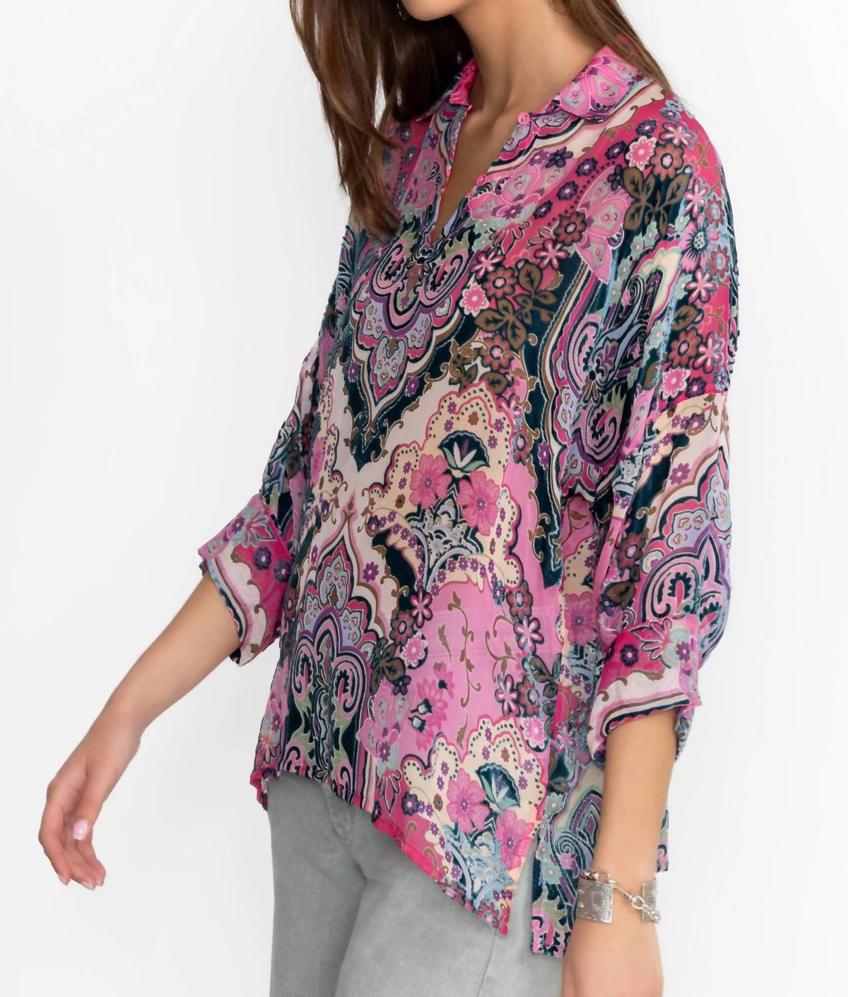 Johnny Was - Marlow Burnout Blouse