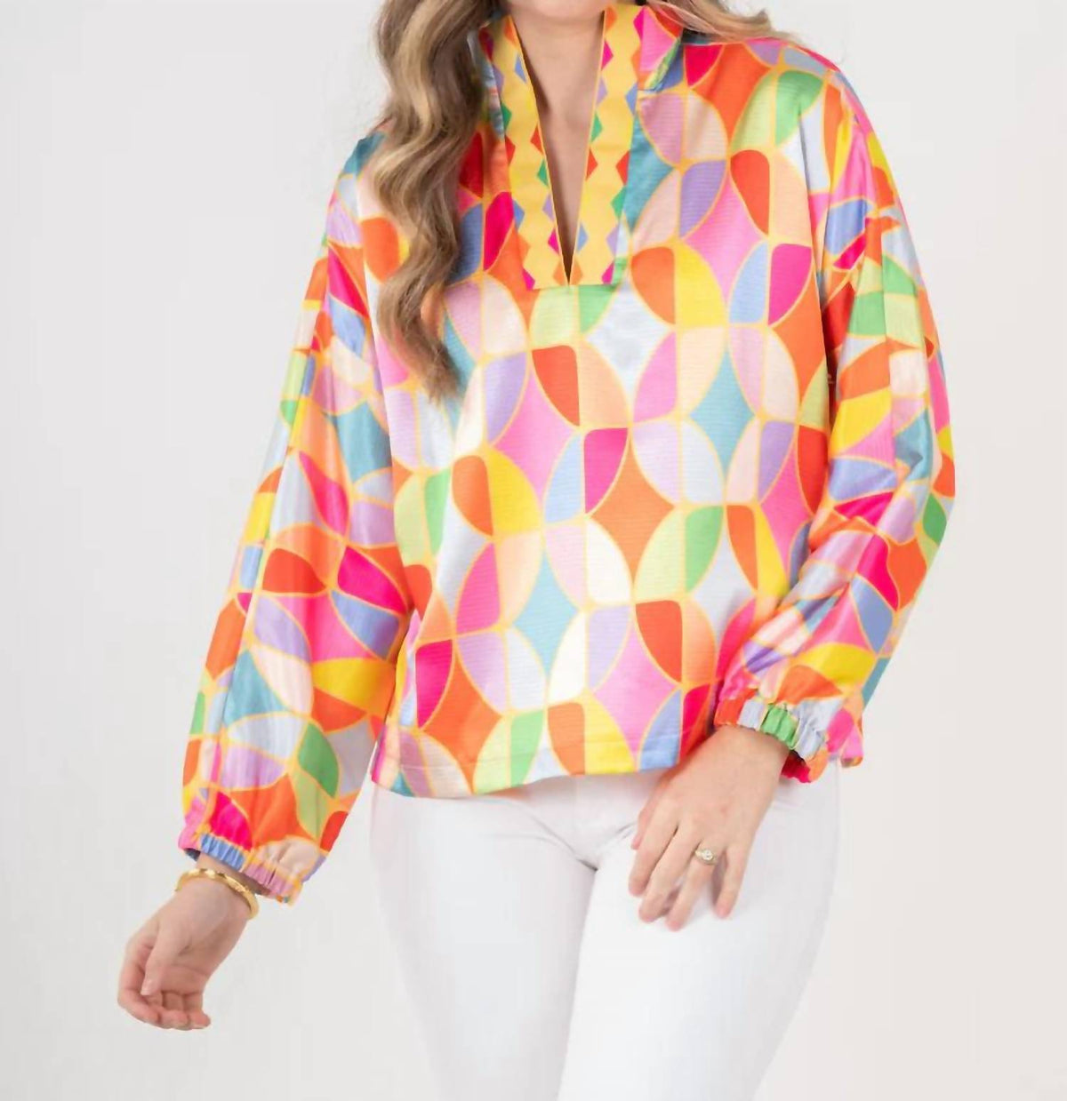 Emily Mccarthy - Poppy Pop-over Top