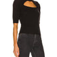 Frame - Cutout Turtleneck Sweater