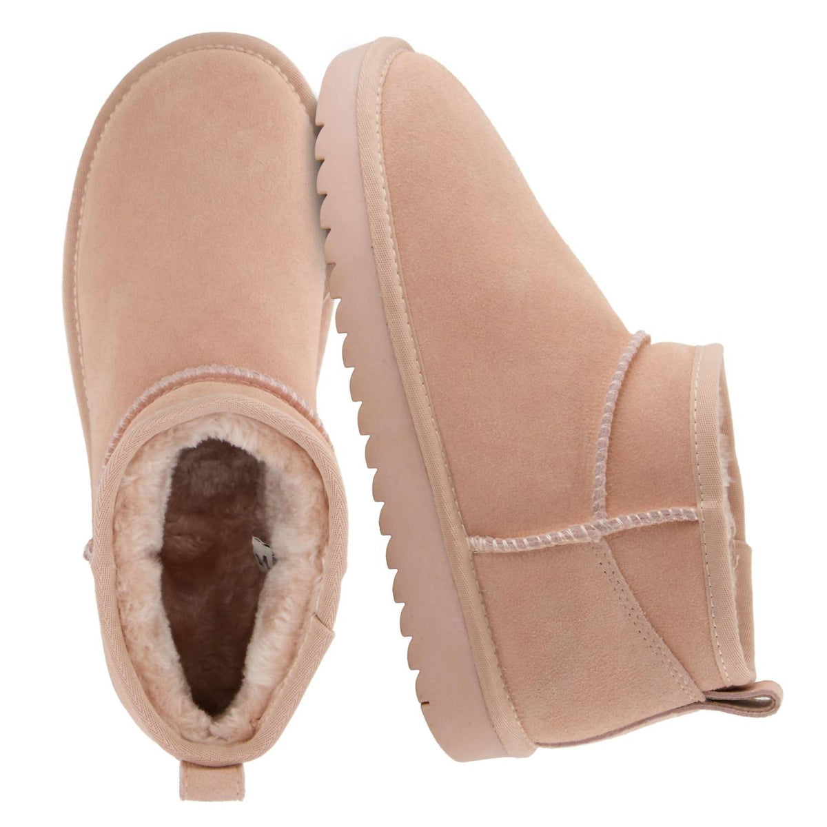 Cushionaire - Women's Hip Two Genuine Suede Ankle Snow Boots