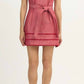 Cinq A Sept - Mindie Cotton Denim Tie-waist Mini Dress