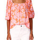 sanctuary-floral-square-neck-top-melon