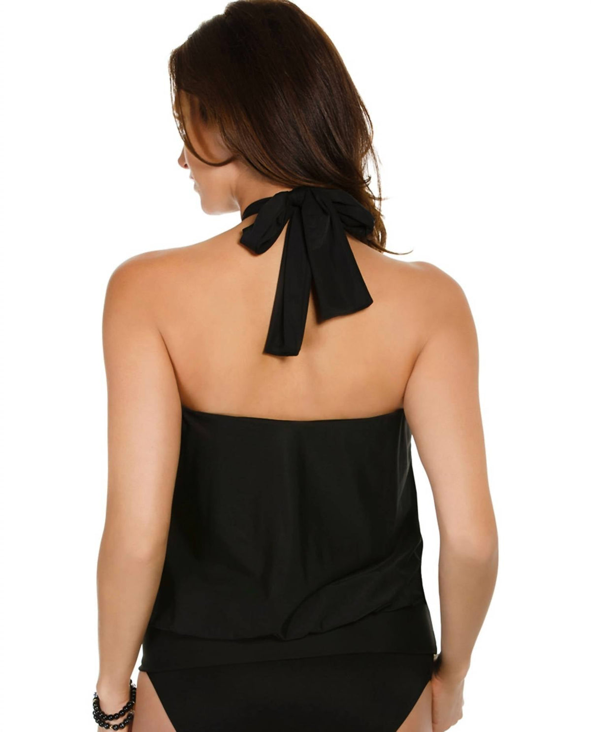 Miraclesuit - Halter Blouson Underwire Tankini Top