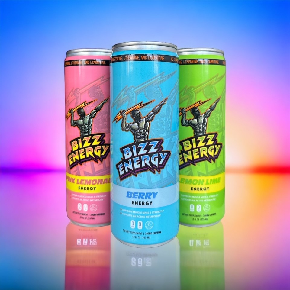 Bizz Energy Drink - 4 Pack, 12 Oz