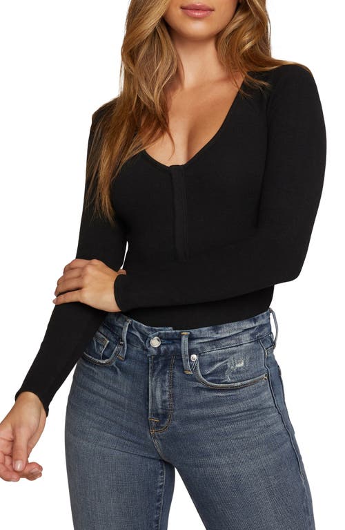 good-american-black-long-sleeve-snap-henley-bodysuit