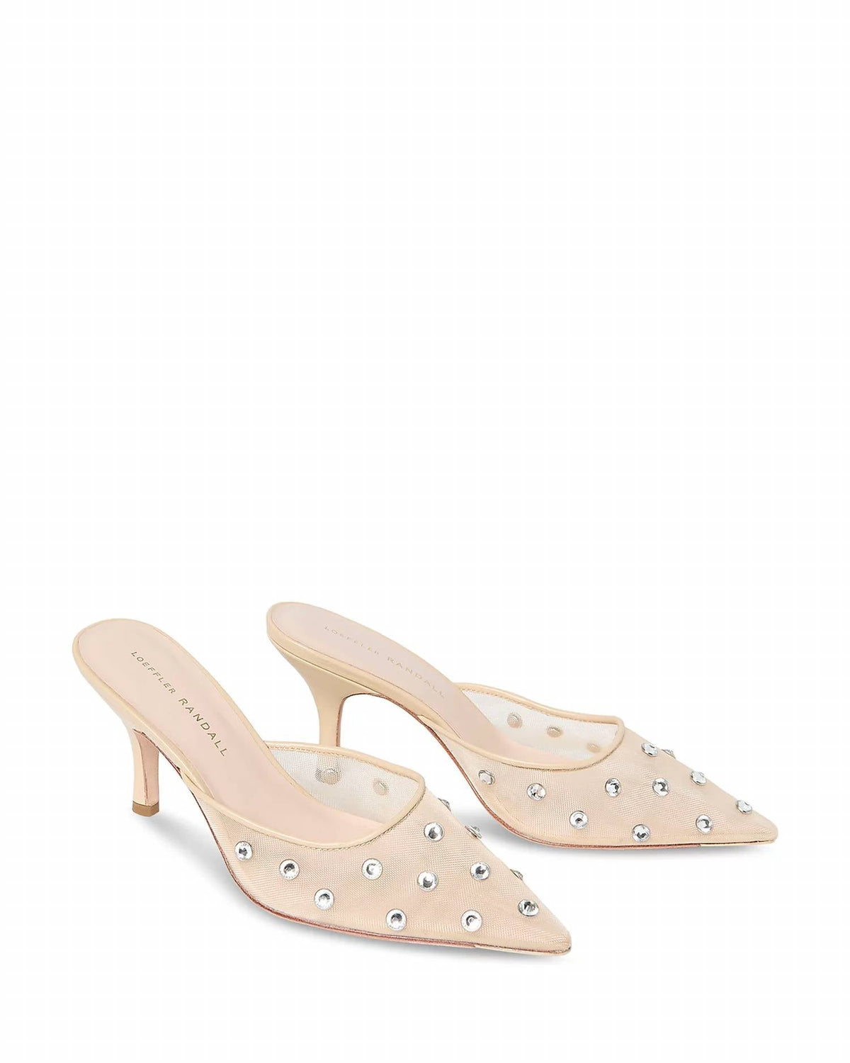 Loeffler Randall - Paloma Mesh Mid-Heel Closed Toe Mule