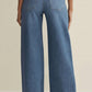 Z Supply - Nova High Rise Wide Leg Denim Pants