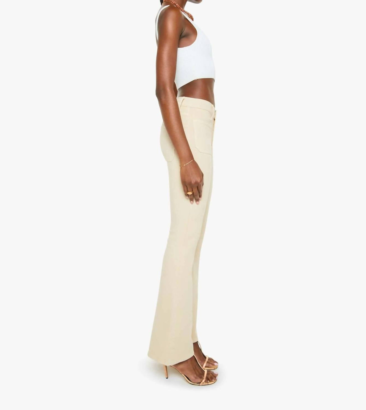 Mother - Patch Pocket Weekender Flared Jeans