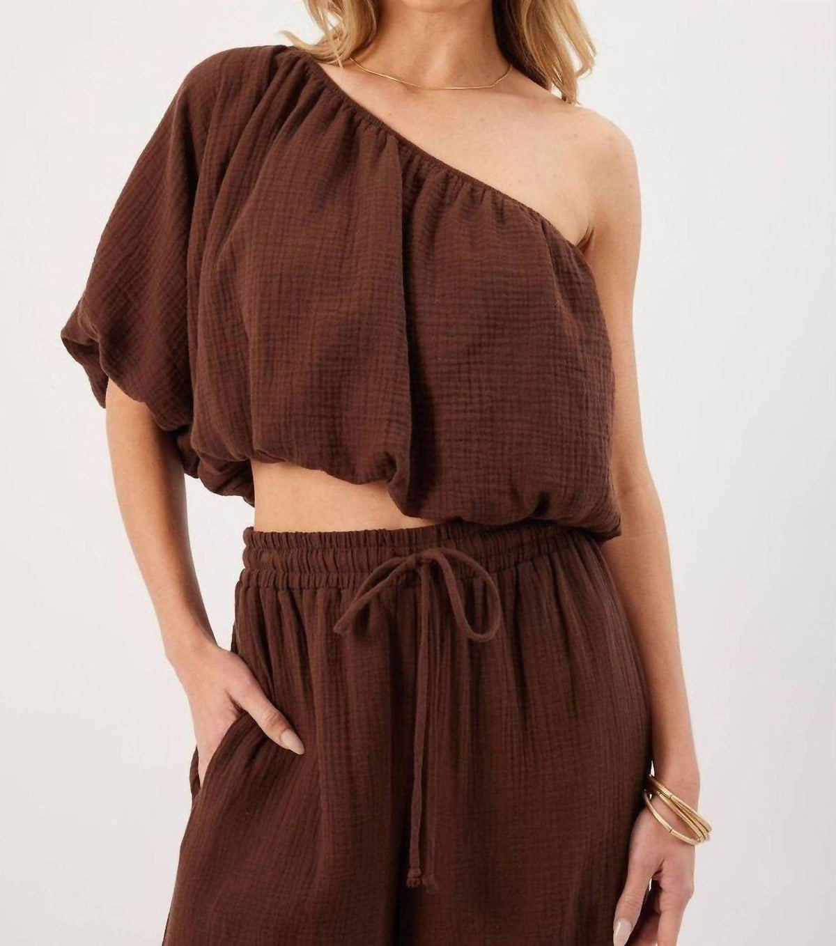 Kylie Paige - Lina One Shoulder Top