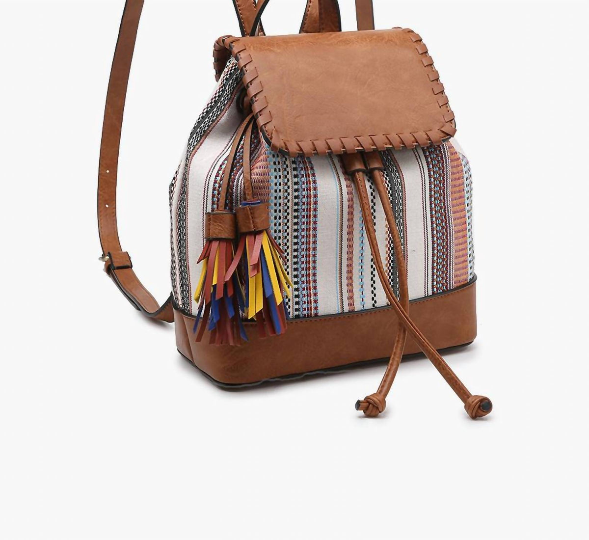 Jen & Co. - Women's Kourtney Two Tone Backpack