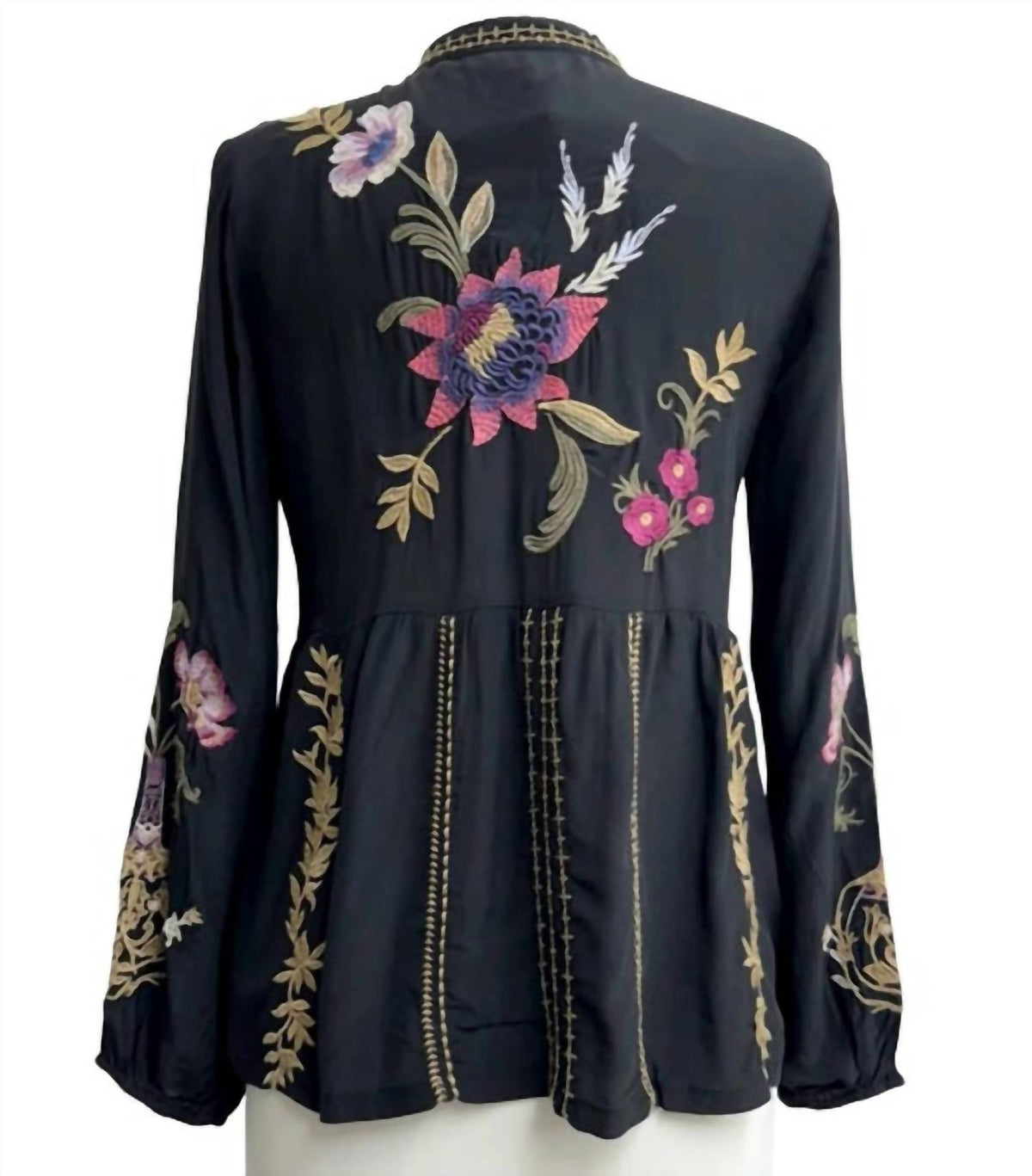 Johnny Was - V-NECK SWING BLOUSE STEFFANIA